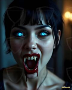 Vampire Princess – AI Dark Gothic Fairytale Art