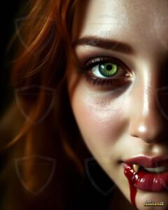 Vampire Princess – AI Dark Gothic Fairytale Art
