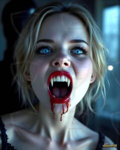 Vampire Princess – AI Dark Gothic Fairytale Art
