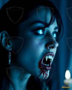 Vampire Princess – AI Dark Gothic Fairytale Art