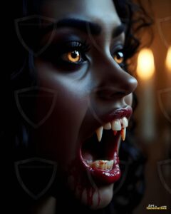 Vampire Princess – AI Dark Gothic Fairytale Art