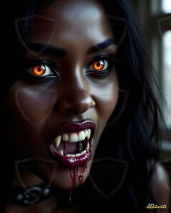 Vampire Princess – AI Dark Gothic Fairytale Art