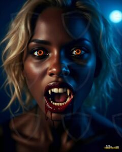 Vampire Princess – AI Dark Gothic Fairytale Art