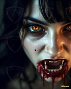 Vampire Princess – AI Dark Gothic Fairytale Art