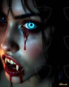 Vampire Princess – AI Dark Gothic Fairytale Art