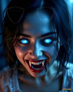 Vampire Princess – AI Dark Gothic Fairytale Art