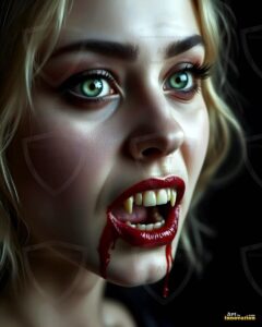 Vampire Princess – AI Dark Gothic Fairytale Art