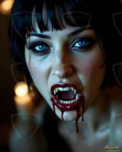Vampire Princess – AI Dark Gothic Fairytale Art