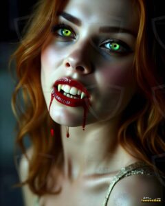 Vampire Princess – AI Dark Gothic Fairytale Art