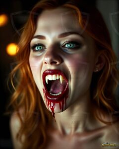 Vampire Princess – AI Dark Gothic Fairytale Art