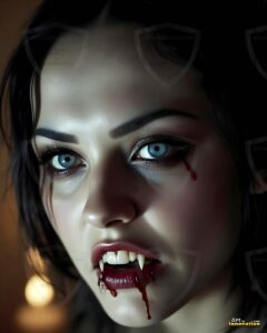 Vampire Princess – AI Dark Gothic Fairytale Art