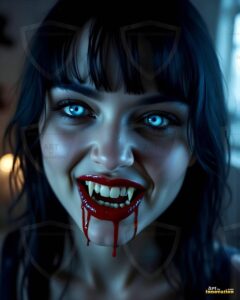 Vampire Princess – AI Dark Gothic Fairytale Art