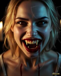Vampire Princess – AI Dark Gothic Fairytale Art
