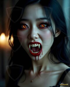Vampire Princess – AI Dark Gothic Fairytale Art