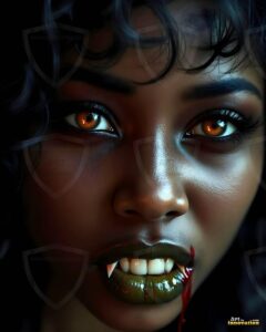 Vampire Princess – AI Dark Gothic Fairytale Art