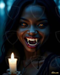 Vampire Princess – AI Dark Gothic Fairytale Art