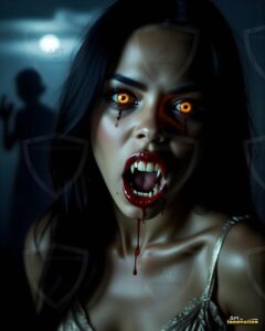 Vampire Princess – AI Dark Gothic Fairytale Art