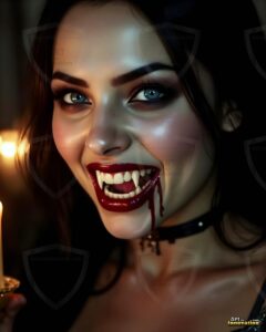 Vampire Princess – AI Dark Gothic Fairytale Art