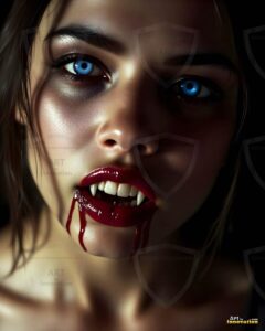 Vampire Princess – AI Dark Gothic Fairytale Art