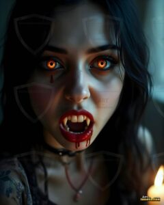 Vampire Princess – AI Dark Gothic Fairytale Art