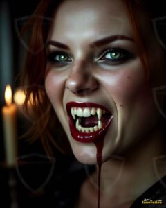 Vampire Princess – AI Dark Gothic Fairytale Art