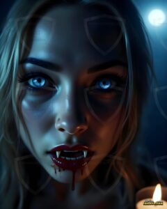 Vampire Princess – AI Dark Gothic Fairytale Art