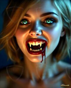 Vampire Princess – AI Dark Gothic Fairytale Art