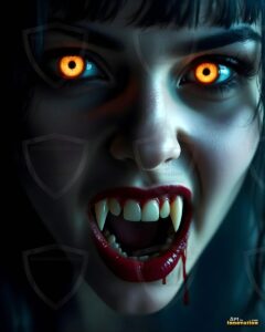 Vampire Princess – AI Dark Gothic Fairytale Art