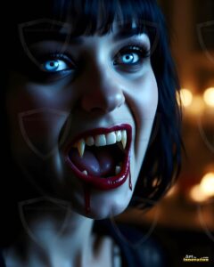 Vampire Princess – AI Dark Gothic Fairytale Art