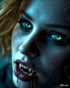 Vampire Princess – AI Dark Gothic Fairytale Art