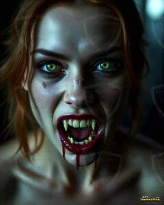 Vampire Princess – AI Dark Gothic Fairytale Art