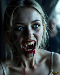 Vampire Princess – AI Dark Gothic Fairytale Art