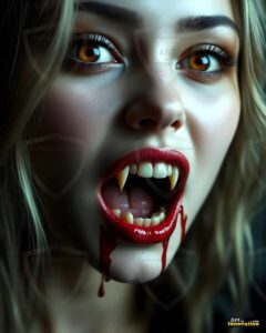 Vampire Princess – AI Dark Gothic Fairytale Art