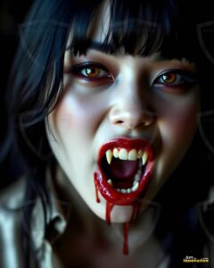 Vampire Princess – AI Dark Gothic Fairytale Art