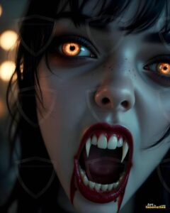 Vampire Princess – AI Dark Gothic Fairytale Art