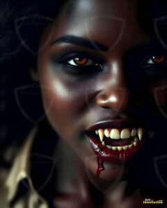 Vampire Princess – AI Dark Gothic Fairytale Art