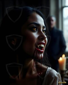 Vampire Princess – AI Dark Gothic Fairytale Art