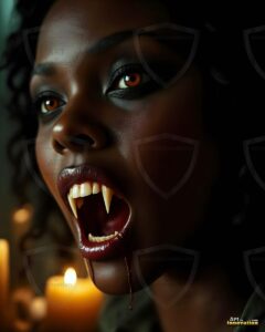 Vampire Princess – AI Dark Gothic Fairytale Art