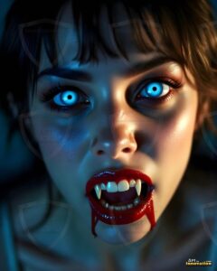 Vampire Princess – AI Dark Gothic Fairytale Art
