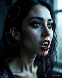 Vampire Princess – AI Dark Gothic Fairytale Art