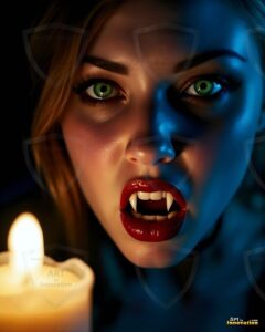 Vampire Princess – AI Dark Gothic Fairytale Art