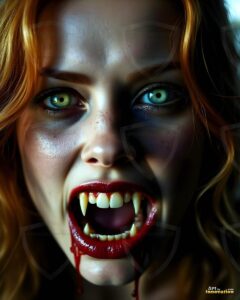 Vampire Princess – AI Dark Gothic Fairytale Art