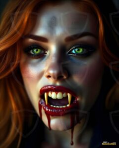 Vampire Princess – AI Dark Gothic Fairytale Art