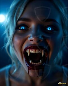 Vampire Princess – AI Dark Gothic Fairytale Art
