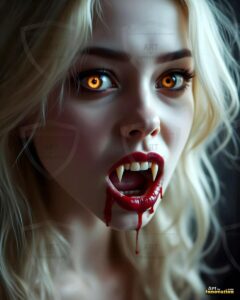 Vampire Princess – AI Dark Gothic Fairytale Art