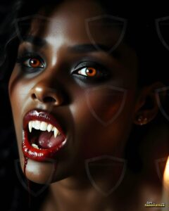 Vampire Princess – AI Dark Gothic Fairytale Art