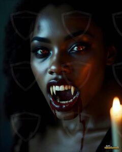 Vampire Princess – AI Dark Gothic Fairytale Art