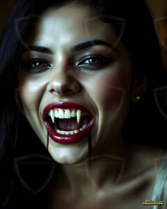 Vampire Princess – AI Dark Gothic Fairytale Art