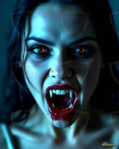 Vampire Princess – AI Dark Gothic Fairytale Art