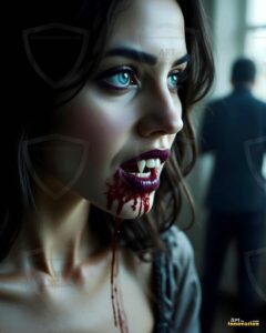 Vampire Princess – AI Dark Gothic Fairytale Art